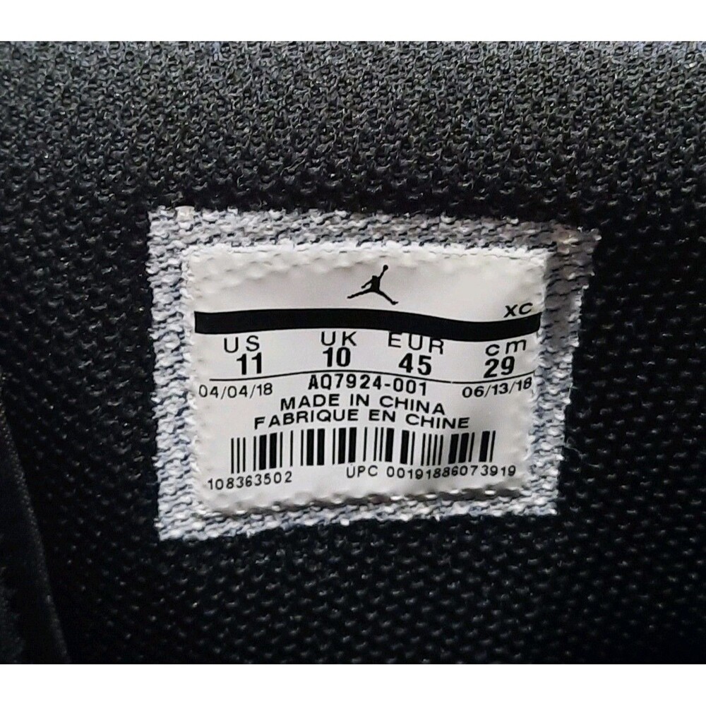 Nike Air Jordan Retro High Double Strap Black Sail Men’s Size 11 AQ7924-001 XLNT - Picture 8 of 9